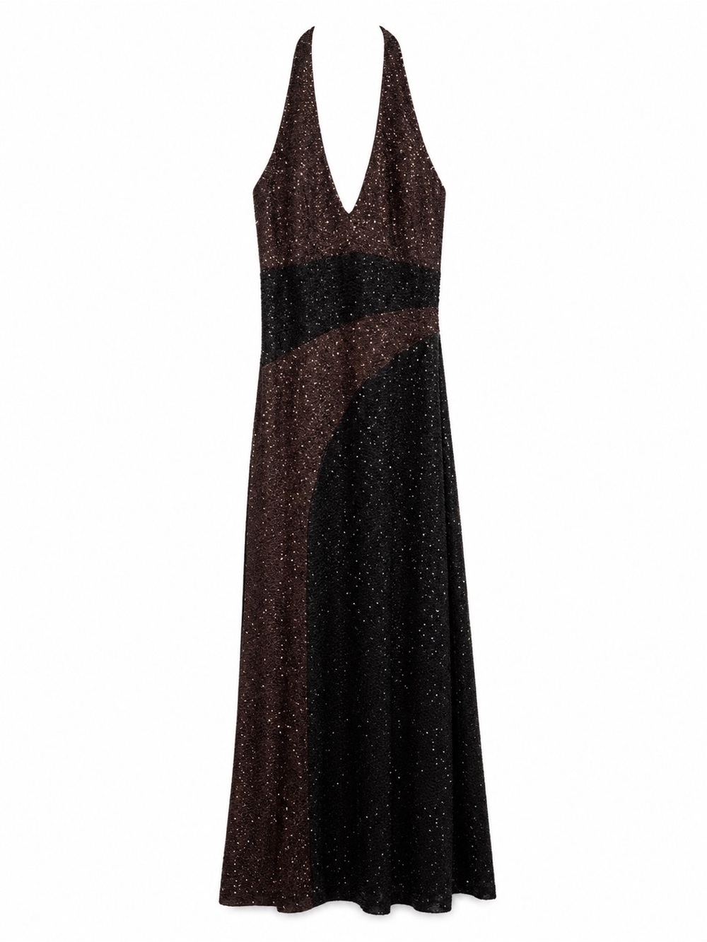 Black Tie Oleg Cassini Beaded Formal Gown